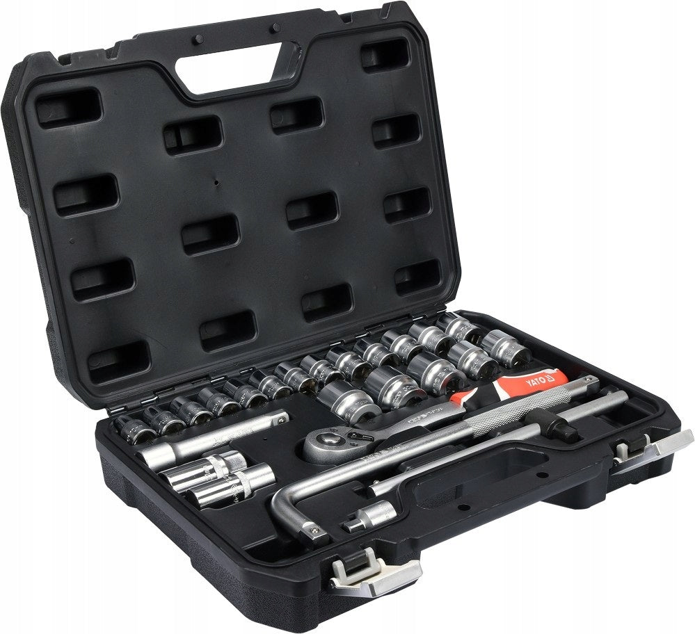 TOOL KIT 1/2", 25 PARTS, L YT-38741 YAT Brand Yato