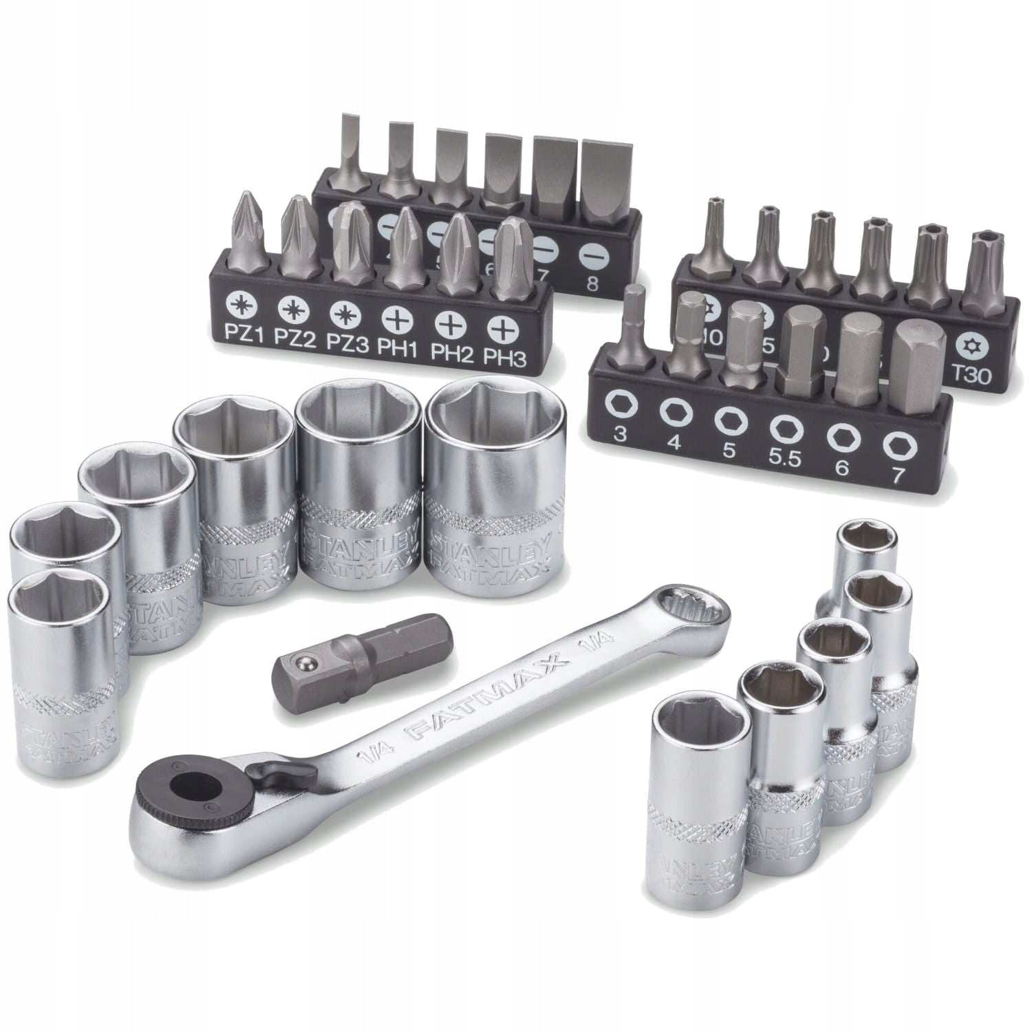 TOOL KIT PRO-STACK 1/4 37PCS FMMT19101-0 STANLEY FATMAX Manufacturer code 3253560191016