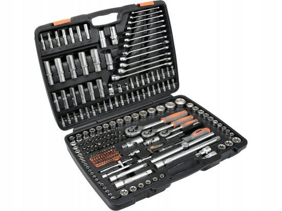 TOOL SET 1/2 216CZ. XXL RATCHET BITS CAP STHOR