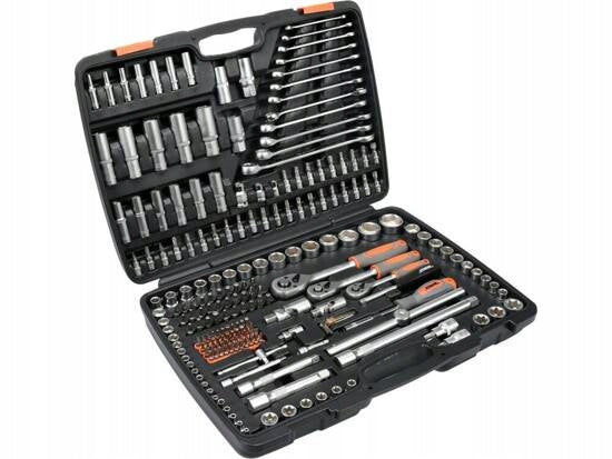 TOOL SET 1/2 216PCS XXL RATCHET BITS CAP STHOR