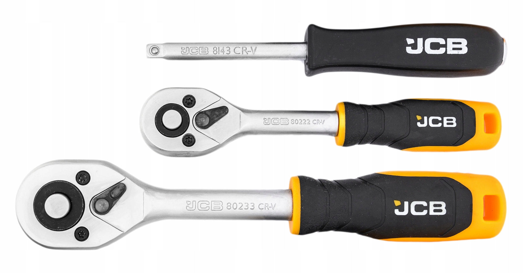 TOOL SET 108 ELEMENTS JCB STEEL CR-V RATCHET SOCKET WRENCHES Brand JCB