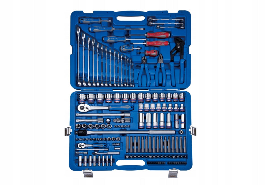 TOOL SET 153 PIECES, CAPS 1/4+1/2 4 -32MM Product weight with unit packaging 0.15 kg