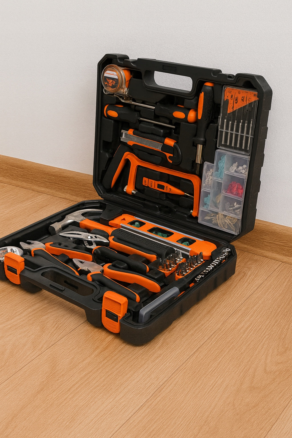 TOOL SET 180 ELEMENTS TOOL CASE SET SOCKET WRENCHES Brand 100