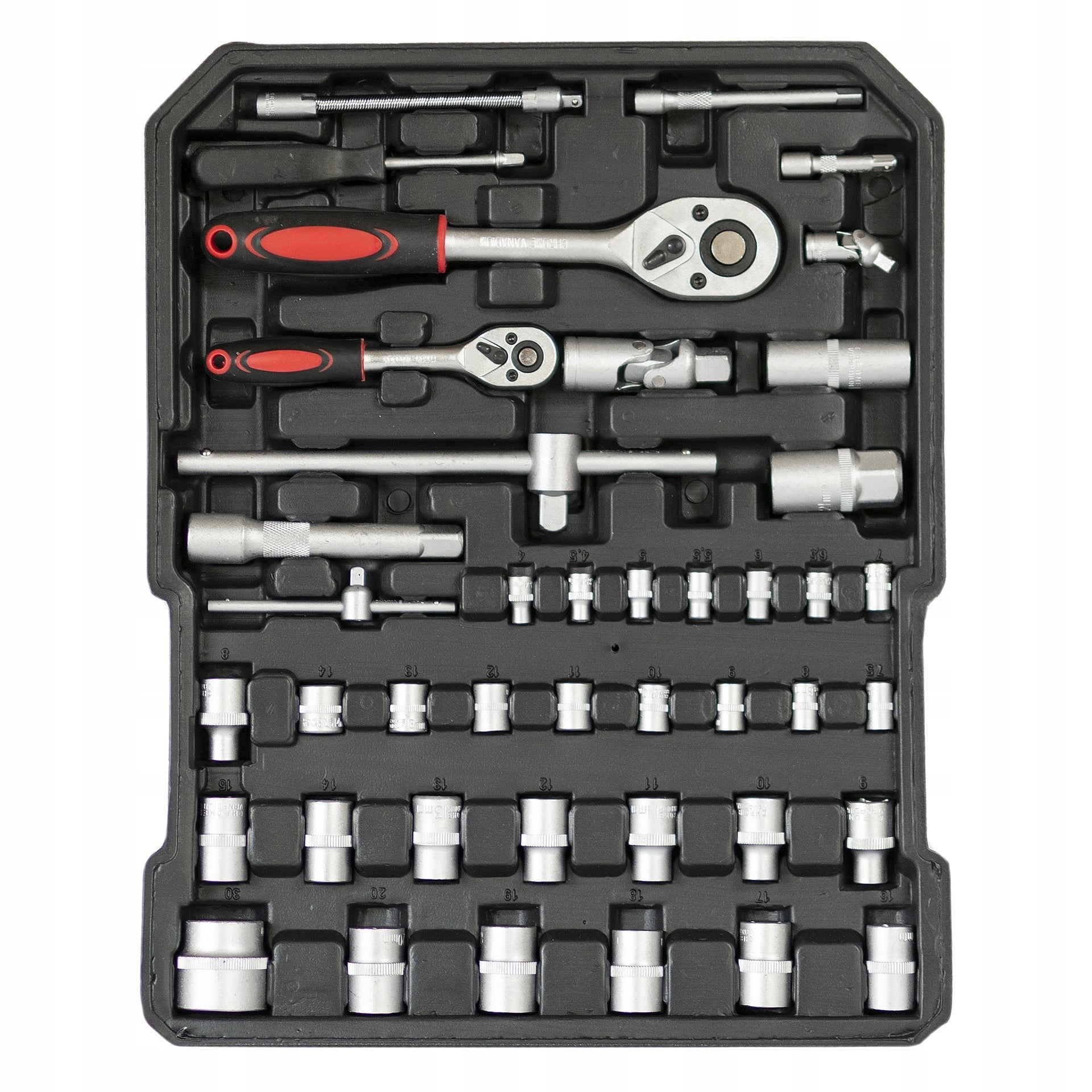 TOOL SET 419 EL TRANSPORT CASE WHEELS KEYS FLAT CAPS Brand Boxer