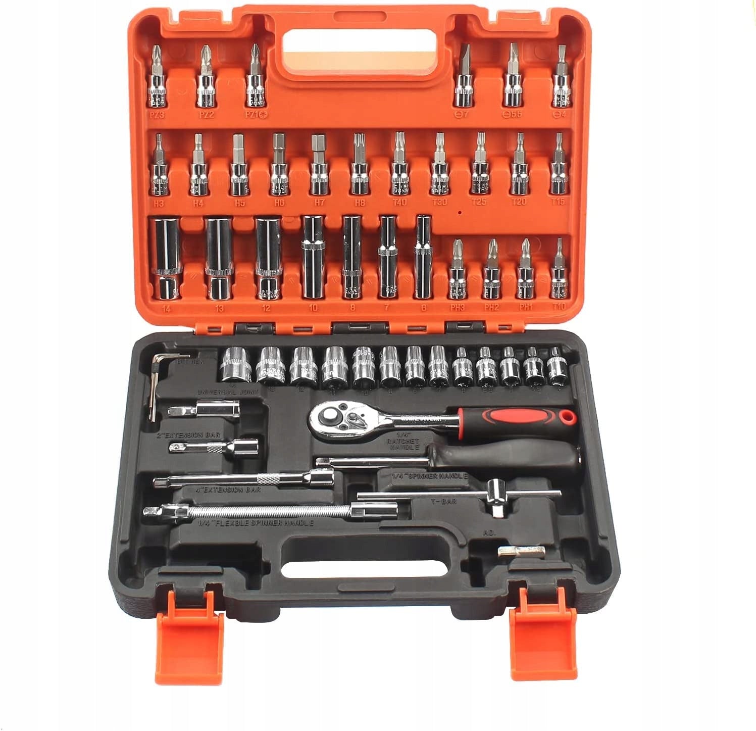 TOOL SET 53 EL. RATCHET CAP WRENCHES FOR HOME AND BIKE