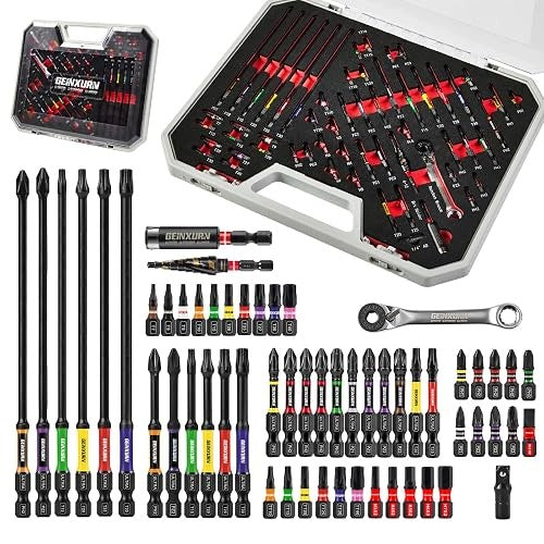 TOOL SET 58 ELEMENTS BITS SOCKET WRENCHES RATCHET SCREWDRIVER Brand no brand