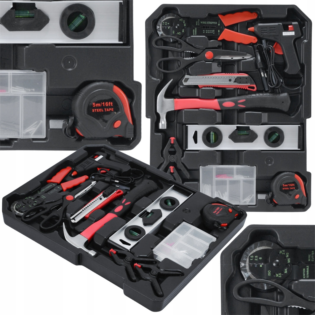TOOL SET IN SUITCASE 187 ELE. KEYS BLACK CRV IN ELEGANT BOX Product weight with unit packaging 12 kg