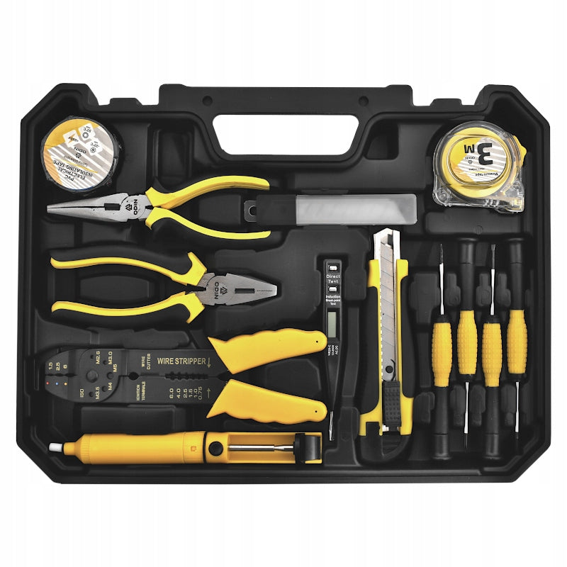 TOOL SET IN SUITCASE FOR ELECTRICIAN 34 el MULTIMETER Brand no brand