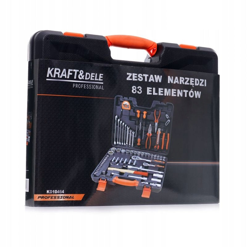 TOOL SET KEYS TOOL CASE WORKSHOP SET 83 PCS Product weight with unit packaging 4 kg