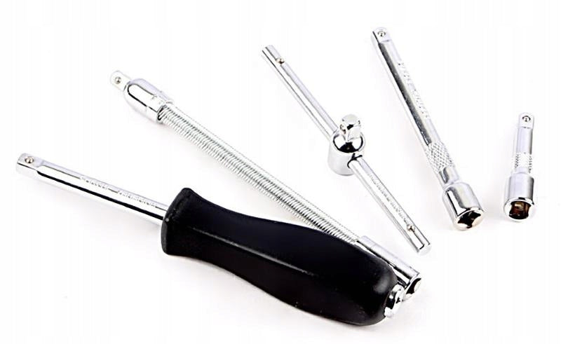 TOOL SET SOCKET WRENCHES RATCHET CAP 46 ELEMENTS Brand Unitec