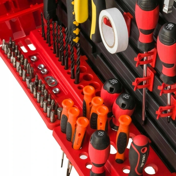 TOOL SHELF FOR WALL LARGE FOR WHITEBOARD Color red