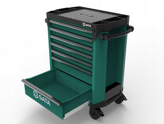 TOOL TROLLEY 7 DRAWERS ST95113G (009928) WITH 299 EL. VERSION PRO/GREEN Product height 680 cm