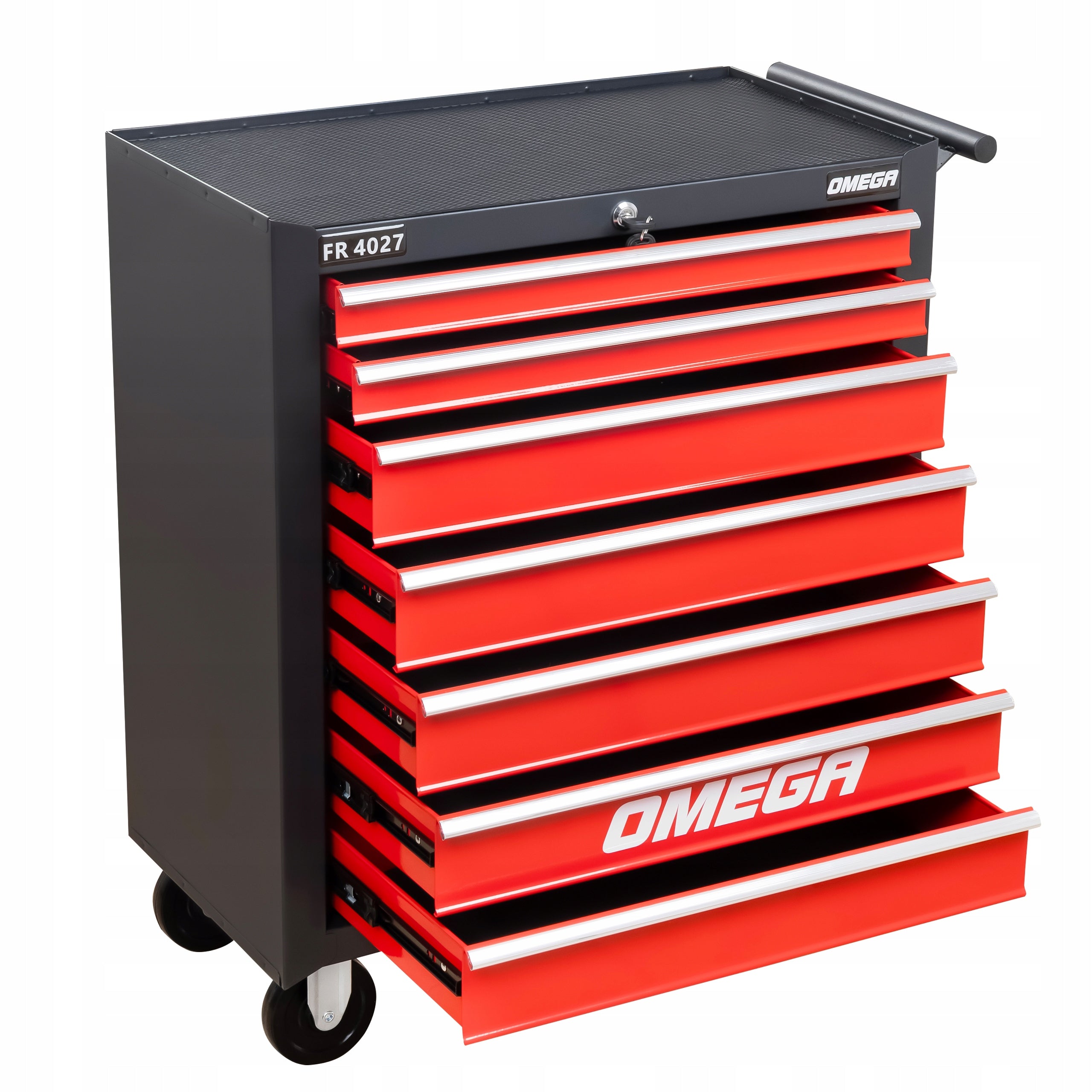 TOOL TROLLEY WORKSHOP CABINET ON WHEELS MOBILE 7 DRAWERS BRAKE Product weight with unit packaging 30 kg