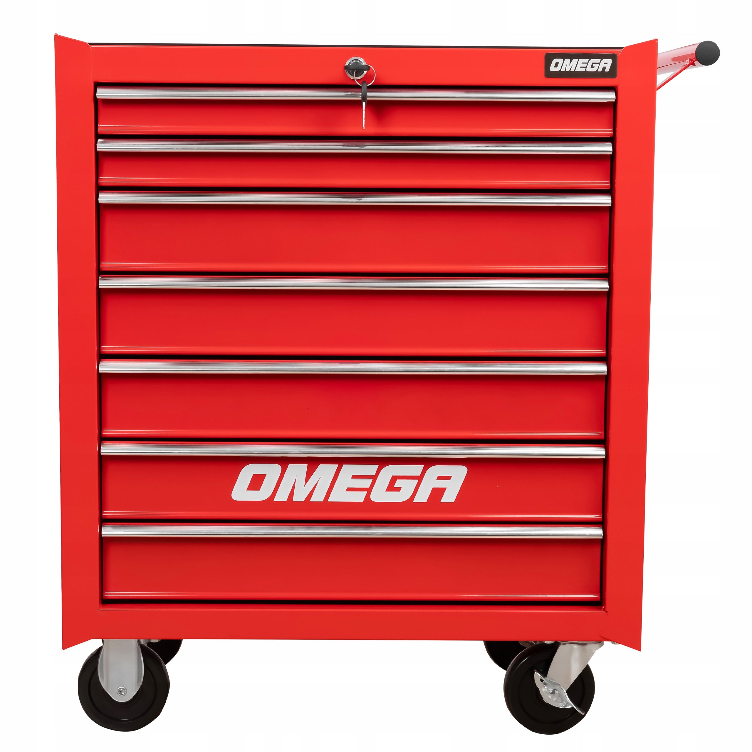 TOOL TROLLEY WORKSHOP CABINET ON WHEELS MOBILE 7 DRAWERS FR4027C Product weight with unit packaging 80 kg