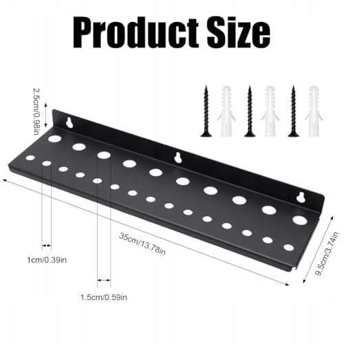 TOOL WALL MOUNT 25 HOLES CARBON STEEL FOR WORKSHOP STEEL Manufacturer code Bez marki