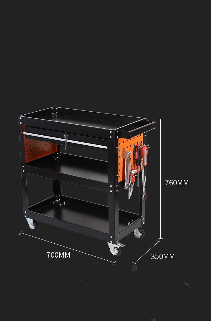 TOOL WORKSHOP TROLLEY TOOL CABINET WITH SHELF SERVICE DRAWER Accessories included no
