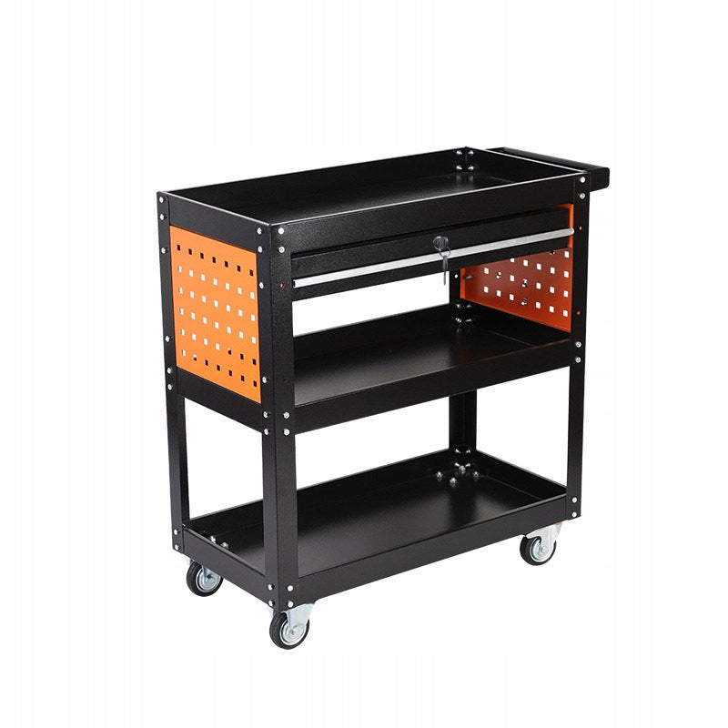 TOOL WORKSHOP TROLLEY TOOL CABINET WITH SHELF SERVICE DRAWER Color red
