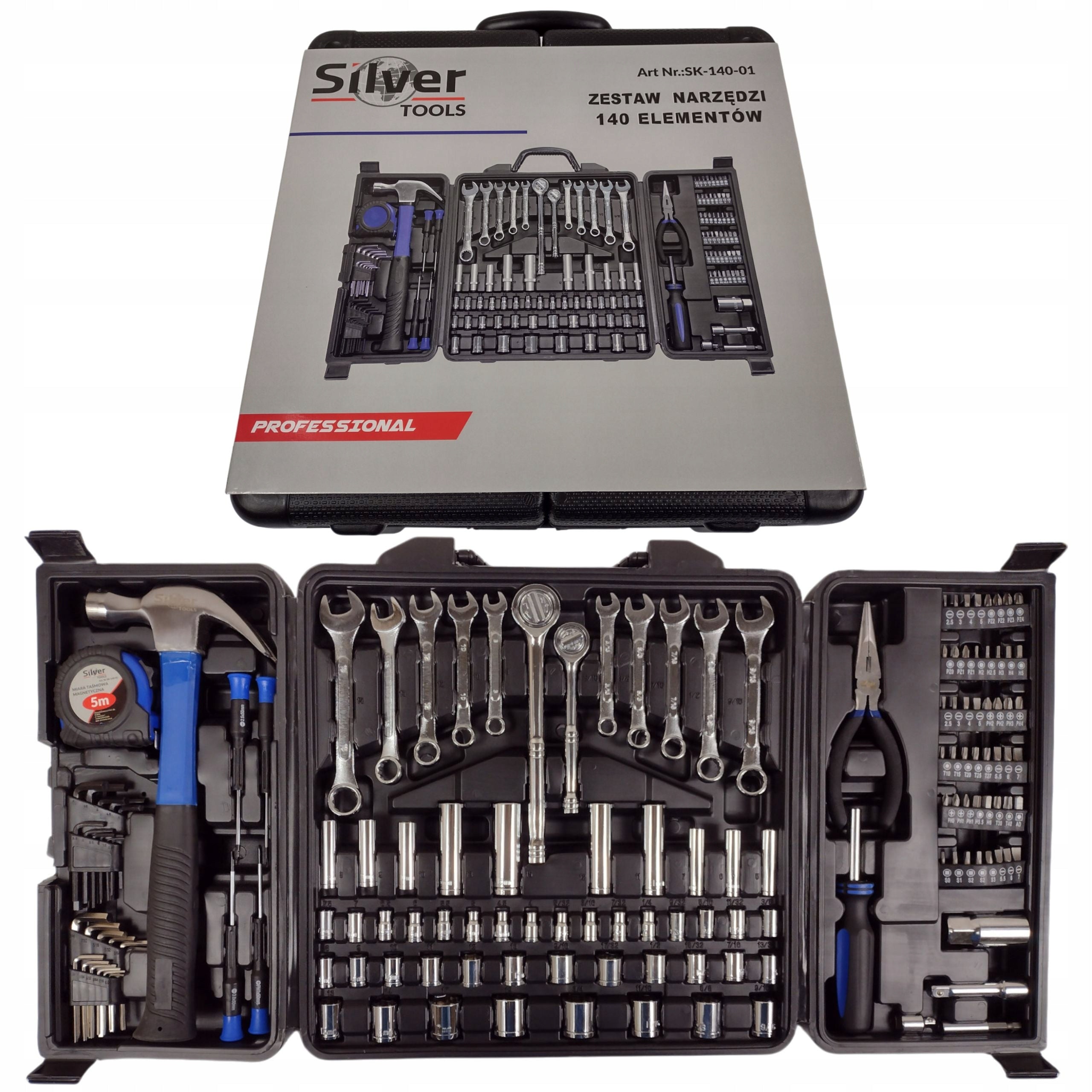 TOOL WRENCH SET IN CASE 140 EL