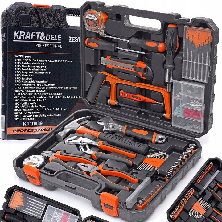 TOOL WRENCH SET SOCKET WRENCHES IN CASE 100 EL TOOL CASE Brand Notig Tools