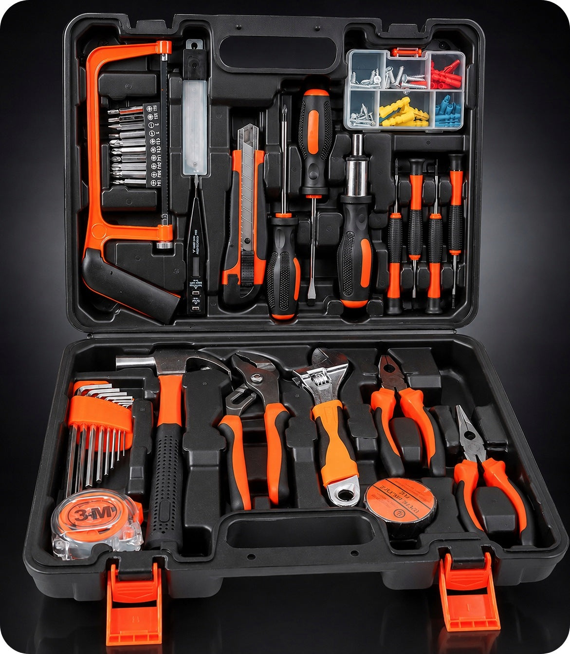 TOOL WRENCH SET SOCKET WRENCHES IN CASE 100 EL TOOL CASE Packaging status original