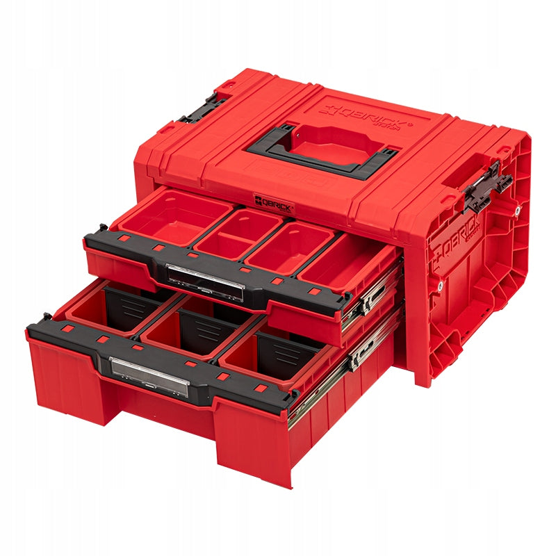 TOOLBOX PRO DRAWER 2 TOOLBOX 2.0 EXPERT RED QBRICK Capacity 13.5 l