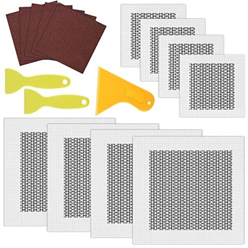 TOOLS FOR REPAIRING WALLS PLASTER PATCHES SCRAPERS SANDPAPER SET Brand no brand
