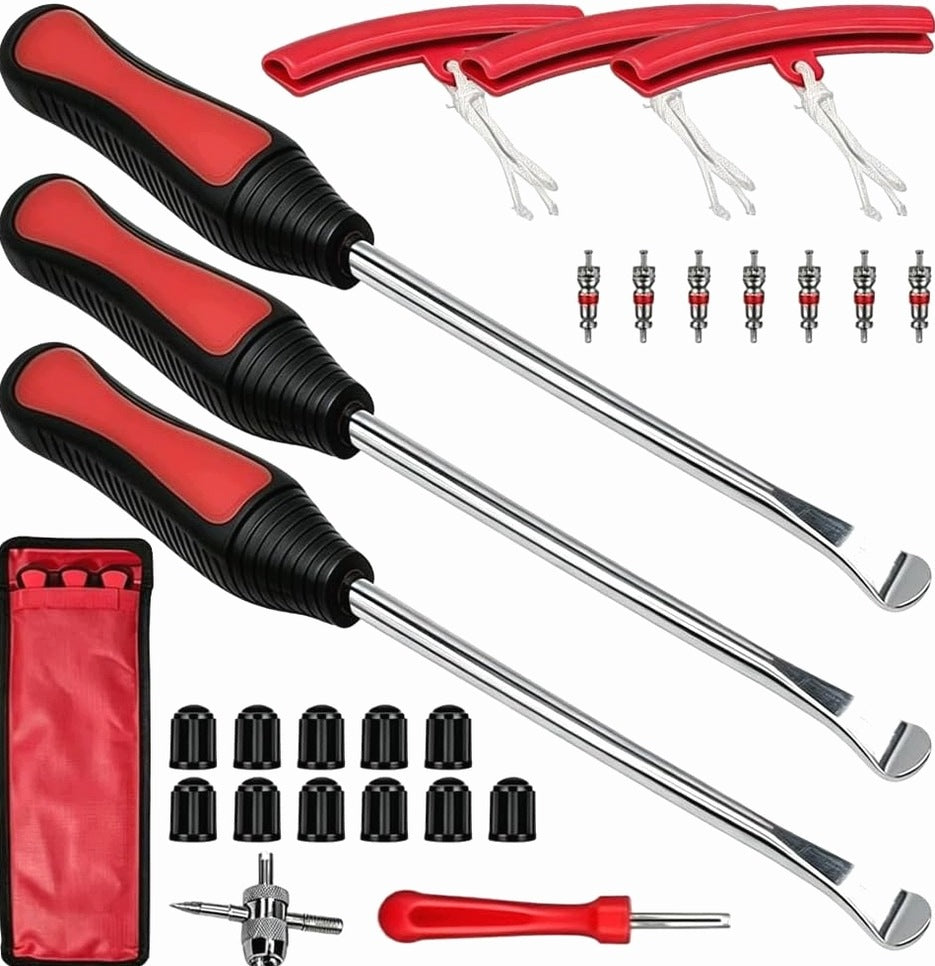 TOOLS SET OF 27 PIECES FOR TIRES BUCKET ASSEMBLY DISASSEMBLY PORTABLE STEEL