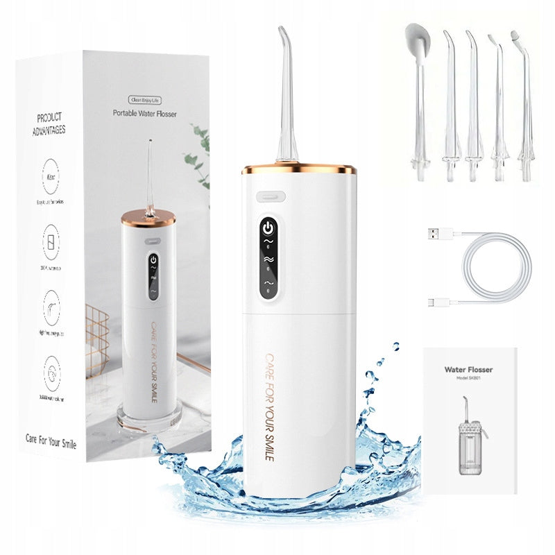 TOOTH IRRIGATOR 280ML WIRELESS 3 Modes 5 Tips Included IPX7