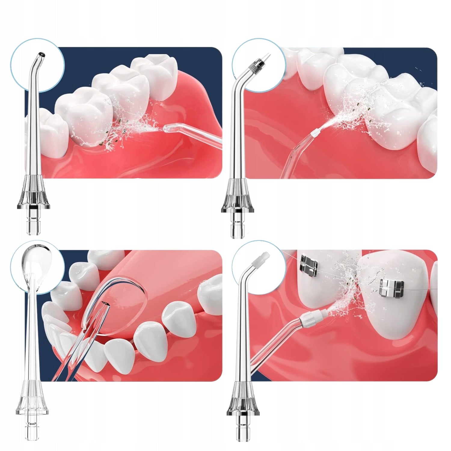 TOOTH IRRIGATOR 5 Modes + 4 Nozzles Wireless Professional SHOOT MODE Packaging status original