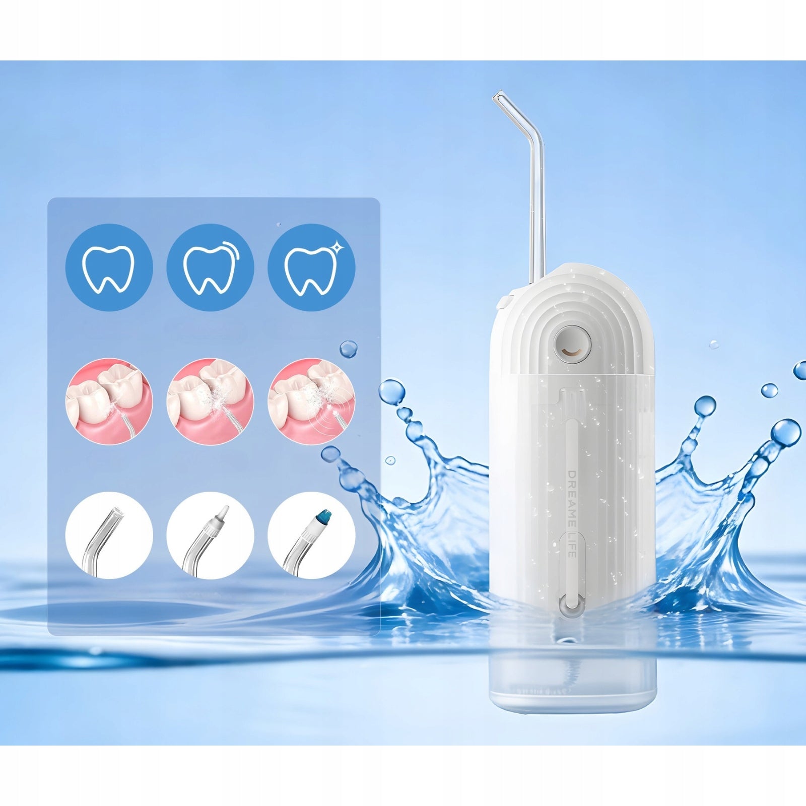 TOOTH IRRIGATOR DREAME T02 PRO DENTAL WIRELESS UV STERILIZATION Medical device no
