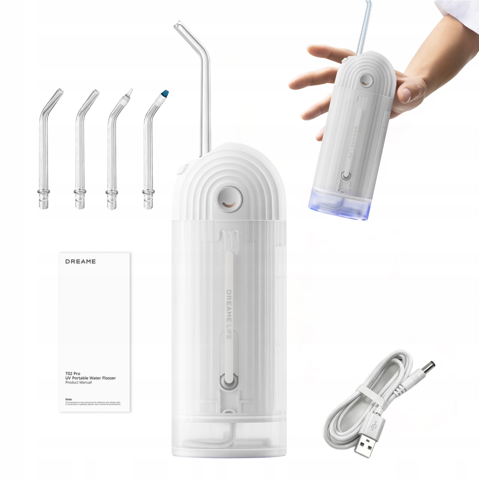 TOOTH IRRIGATOR DREAME T02 PRO DENTAL WIRELESS UV STERILIZATION