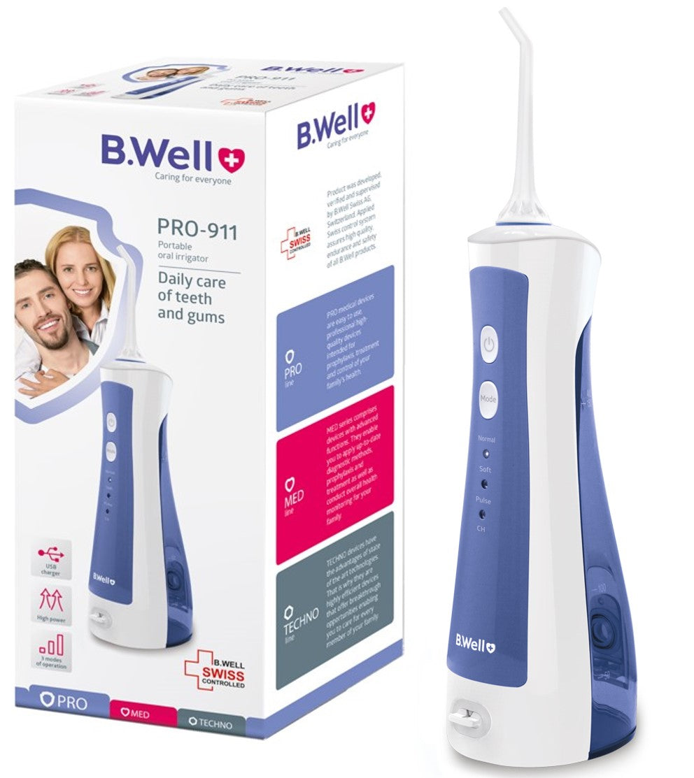 TOOTH IRRIGATOR FOR SINUSES WIRELESS DENTAL CASE B.WELL PRO-911