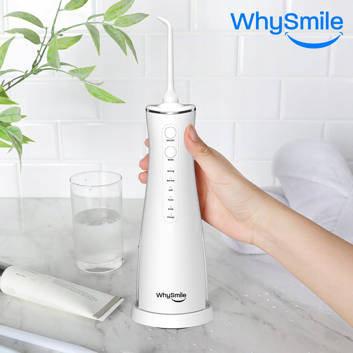 TOOTH IRRIGATOR WIRELESS 5 Nozzle POWERFUL Dental 5 Modes ELEGANT Packaging status original