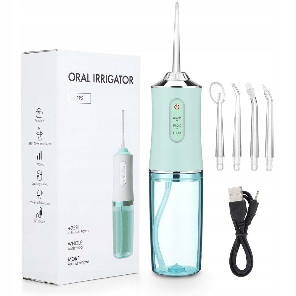 TOOTH IRRIGATOR WIRELESS DENTAL STRONG 4 NOZZLES 3 MODES Packaging status original