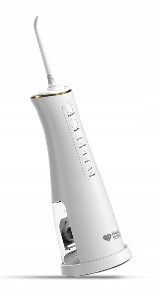 TOOTH IRRIGATOR WIRELESS Herz Medical 5 modes 5 tips included Manufacturer code 5903919674568