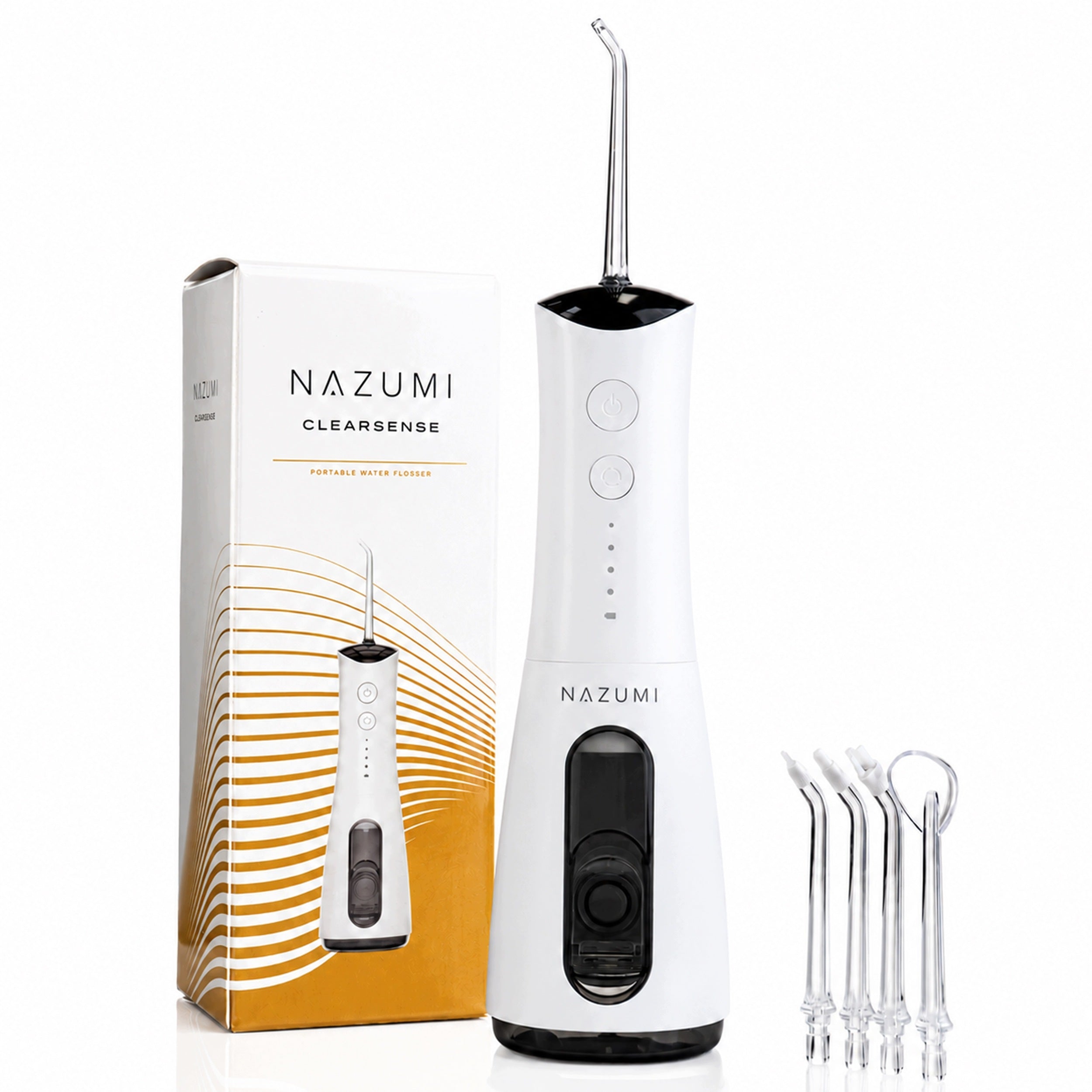 TOOTH IRRIGATOR WIRELESS NAZUMI CLEARSENSE 5 tips included