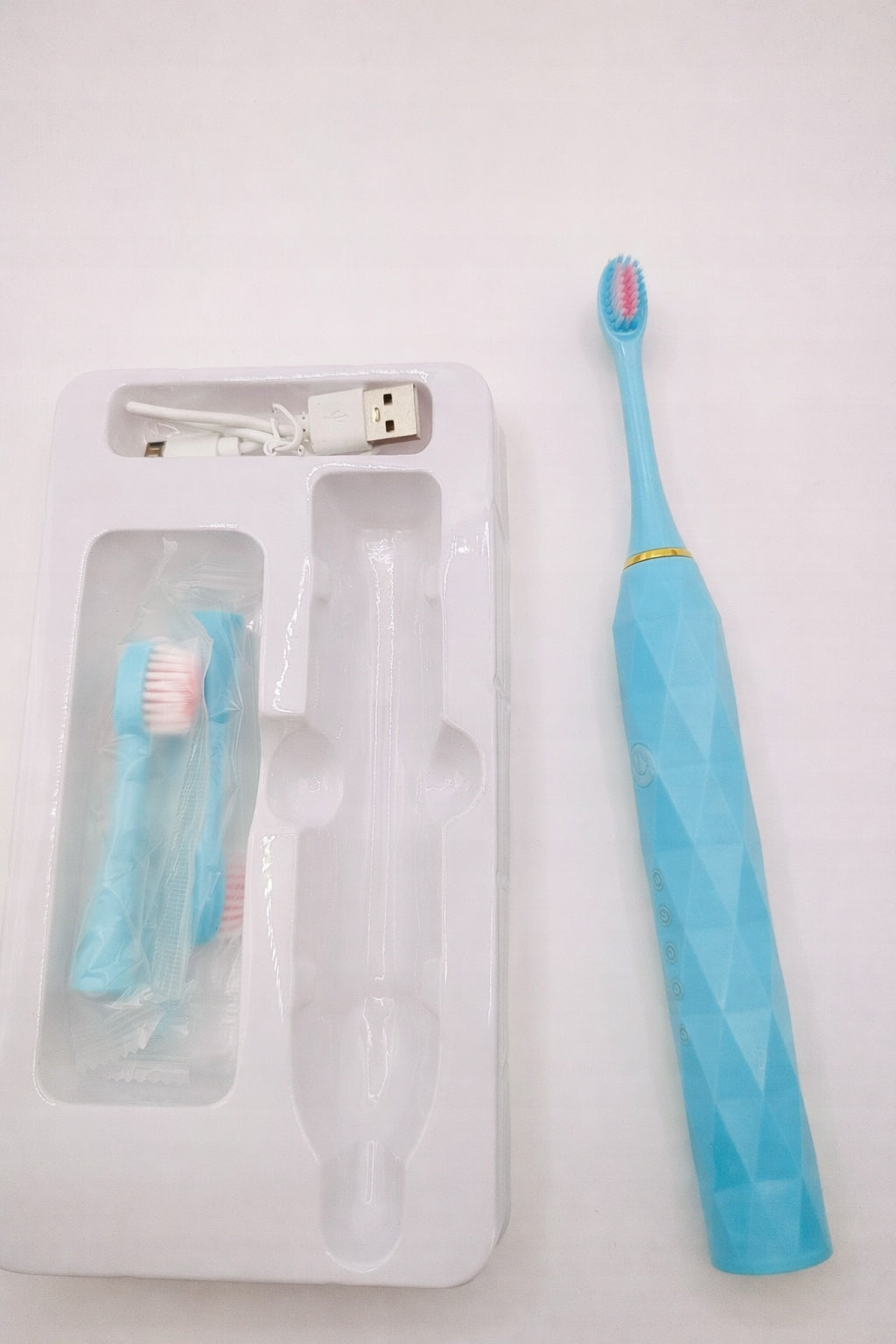 TOOTHBRUSH SONIC ELECTRIC E-X9 +4 TIPS pink Brand no brand