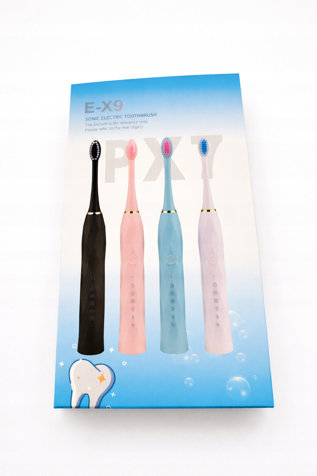 TOOTHBRUSH SONIC ELECTRIC E-X9 +4 TIPS pink Manufacturer code E-X9 blue