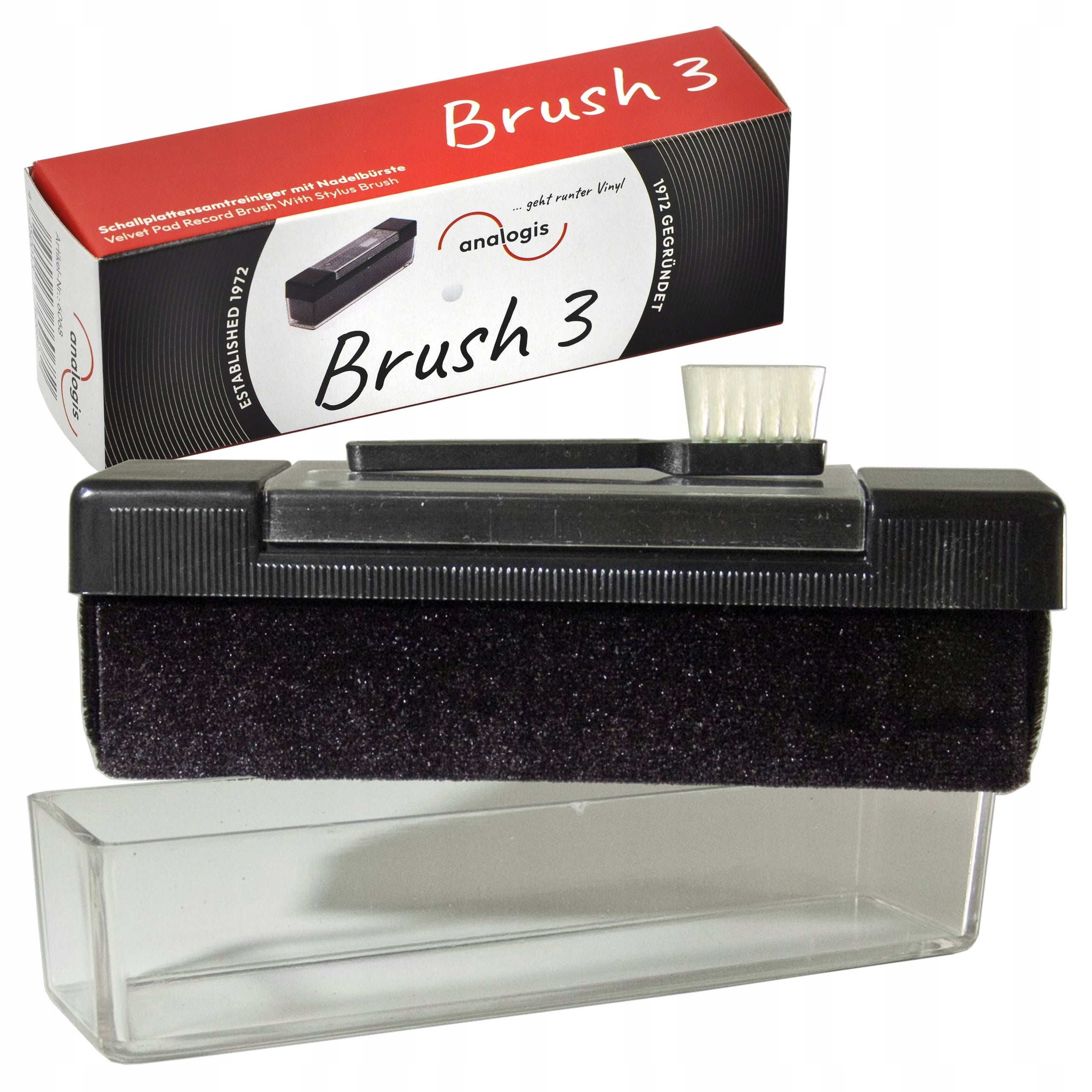 TOOTHBRUSH VINYL RECORD CLEANING KIT ANALOGIS VELVET BRUSH 3