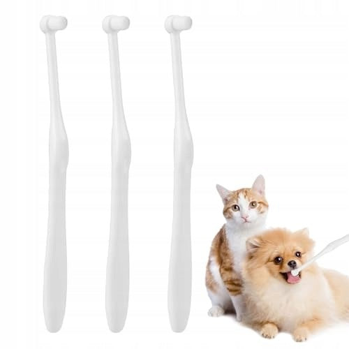 TOOTHBRUSHES FOR DOG AND CAT NANO SOFT BRISTLES 3 PCS Packaging status original
