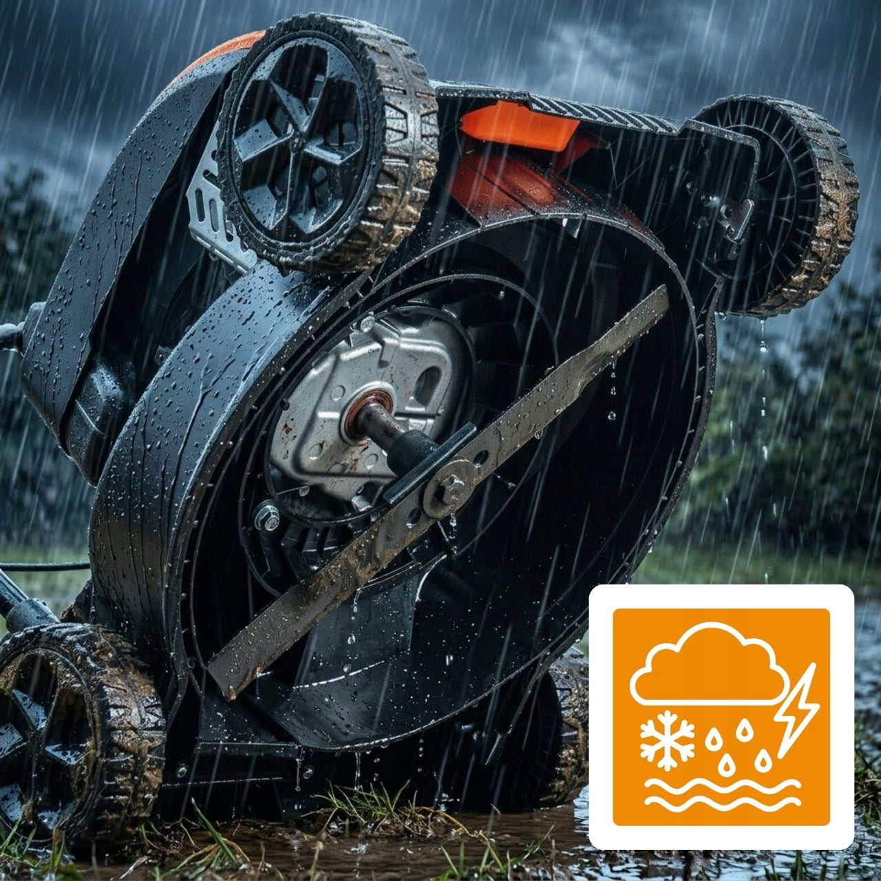 TOP CUT LAWN MOWER WITHOUT DRIVE 149CC 40CM 45L REVERSIBLE LIGHT Engine displacement 149 cm³