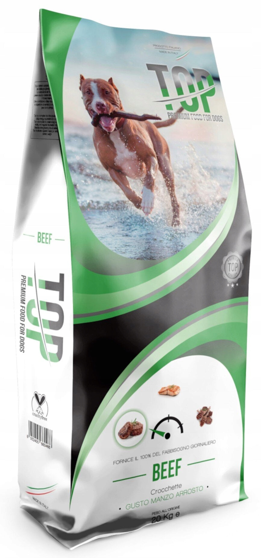 TOP Premium Dog Food Adult Medium & Large Breed Beef Flavor 20kg