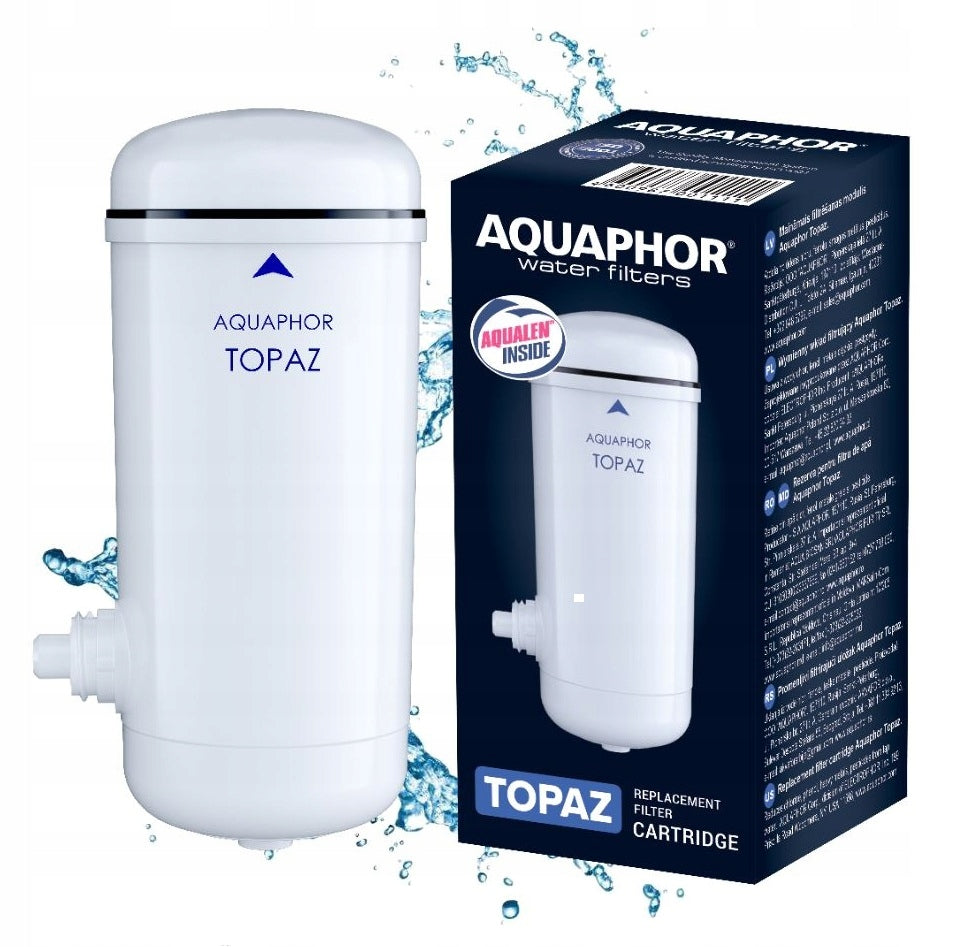 TOPAZ Replacement Filter Cartridge for Faucet Filtered Tap Water AQUAPHOR