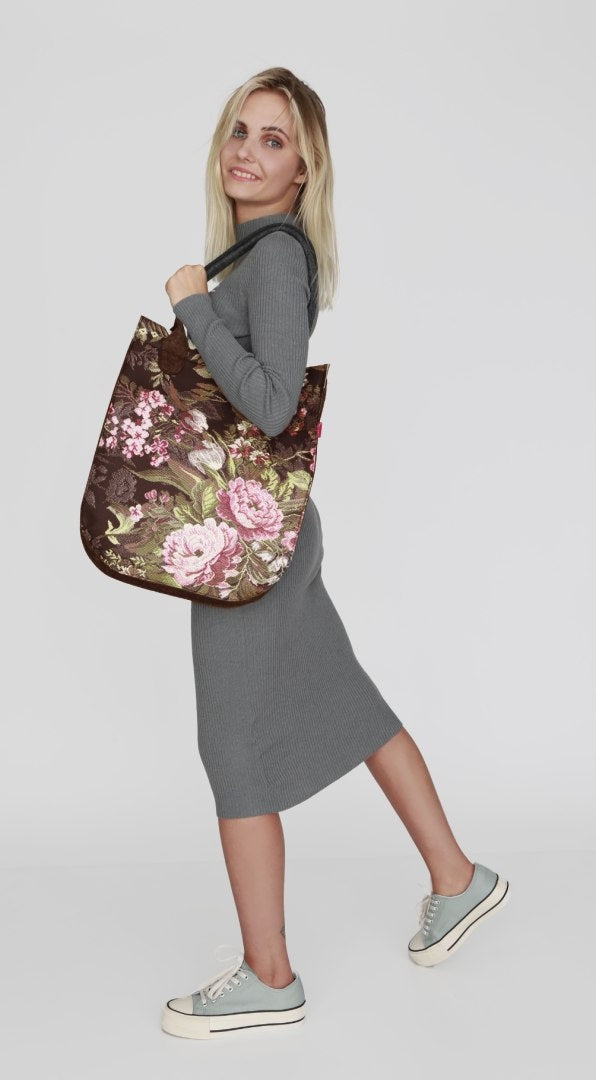 Öko-Filz-Handtasche City Aurelia Schwarz 