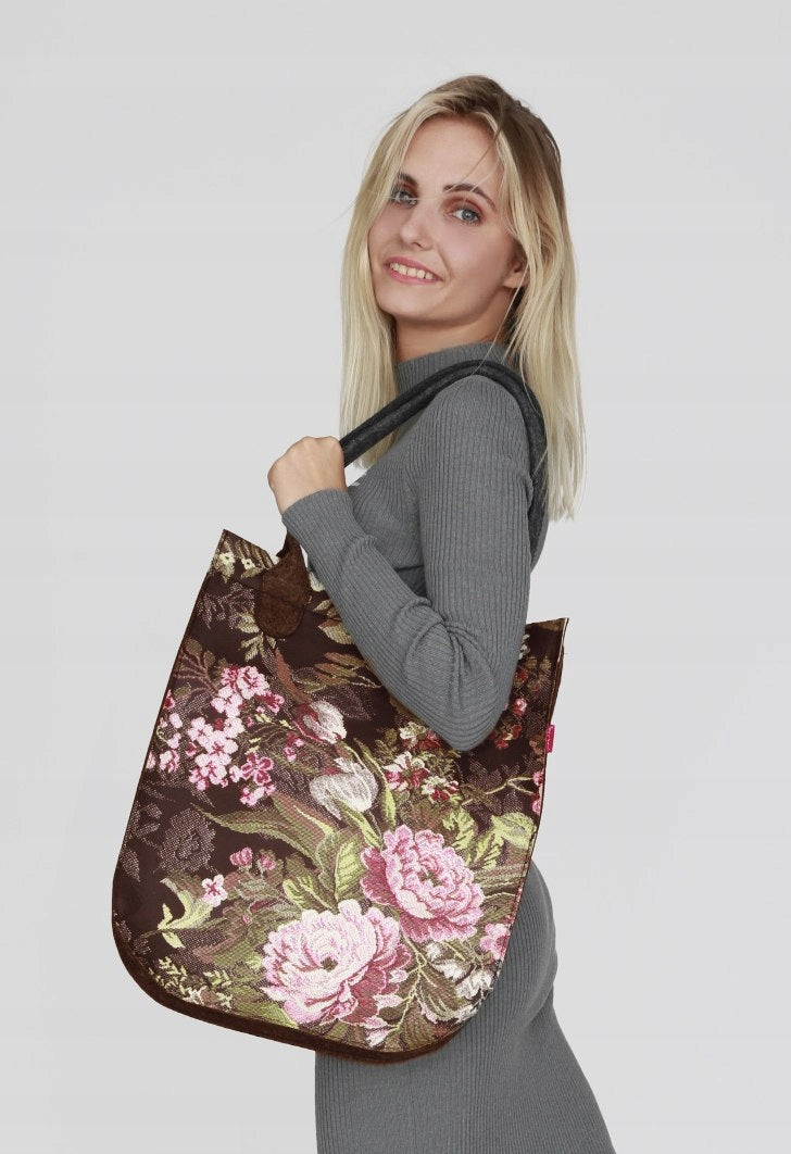 Öko-Filz-Handtasche City Aurelia Schwarz 
