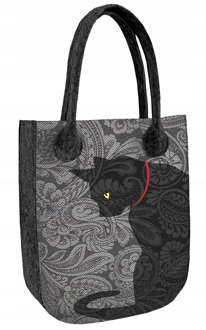 Öko-Filz-Handtasche City Cat 