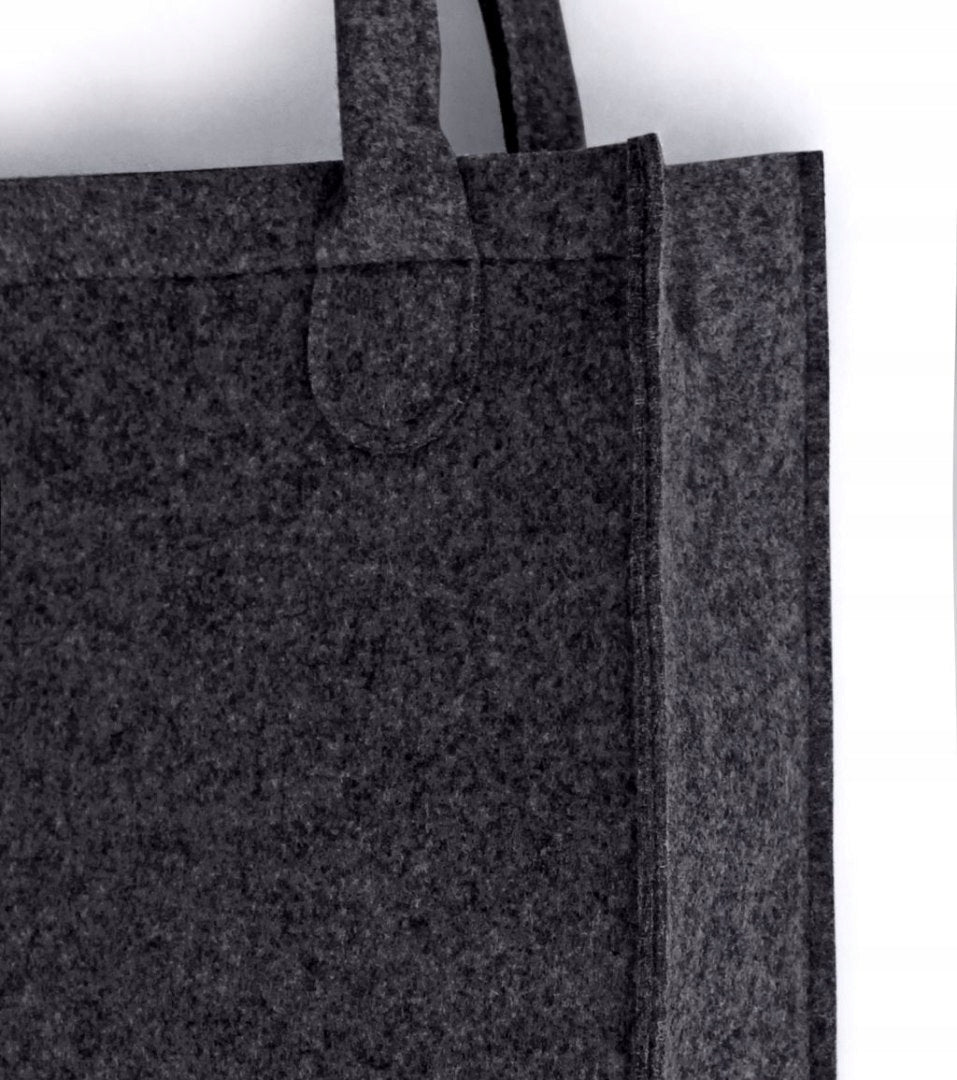 Öko-Filz-Handtasche City Mona Black 