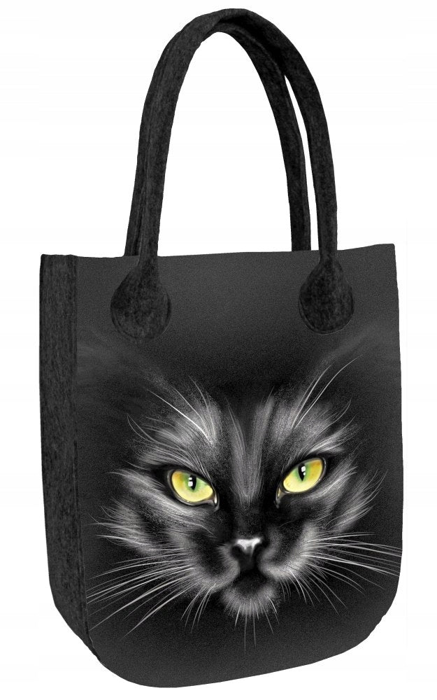 Öko-Filz-Handtasche City Nero Black 