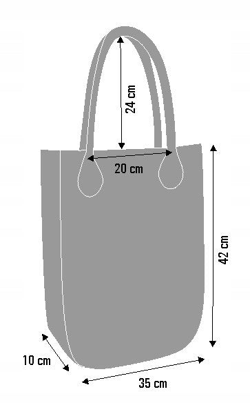 Handtasche aus Kunstfilz für Damen City Poppies Schwarz 