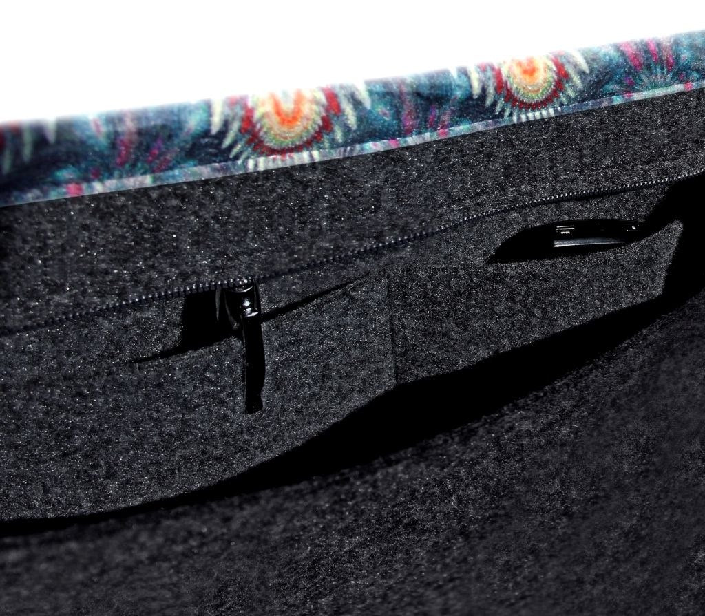 Öko-Filz-Handtasche City Scheherezada Schwarz 